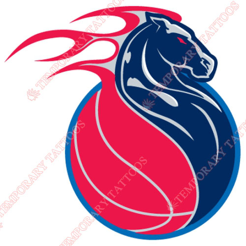 Detroit Pistons Customize Temporary Tattoos Stickers NO.1002